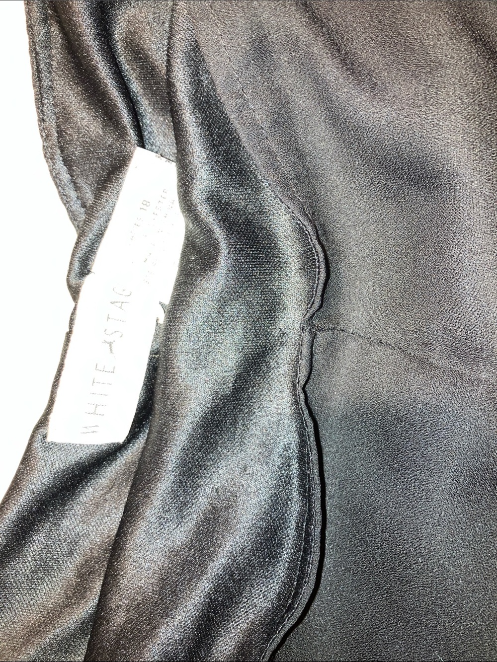 White Stag Black A-Line Flow Skirt - Picture 5 of 6